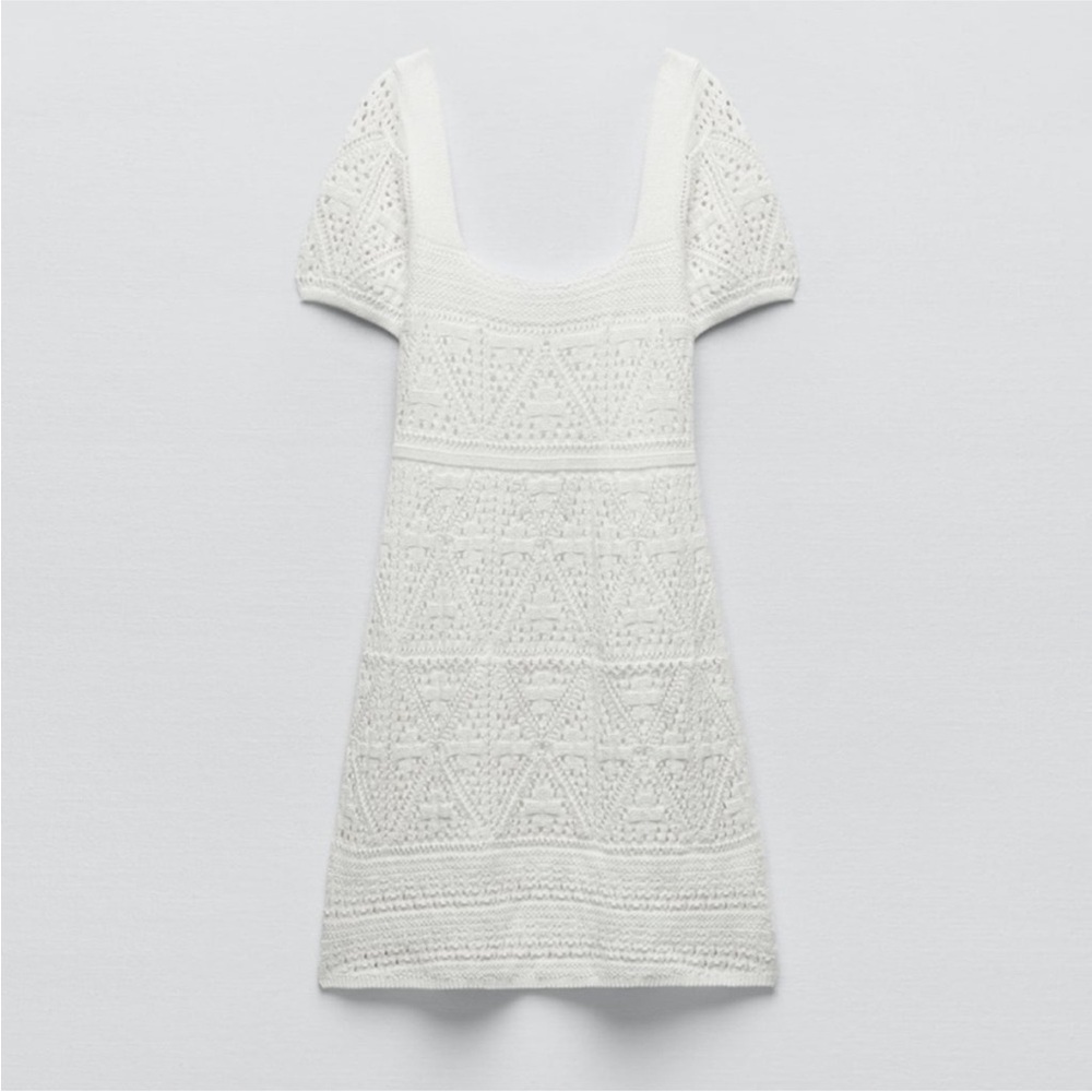 Zara Crochet Mini Dress NEW!